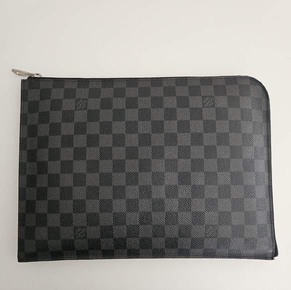 Louis Vuitton Damier Graphite Poche Documents Portfolio Case - Picture 3 of 15